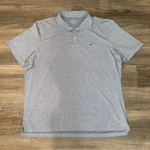Vineyard Vines Men’s Performance‎ Polo Grey Size XXL